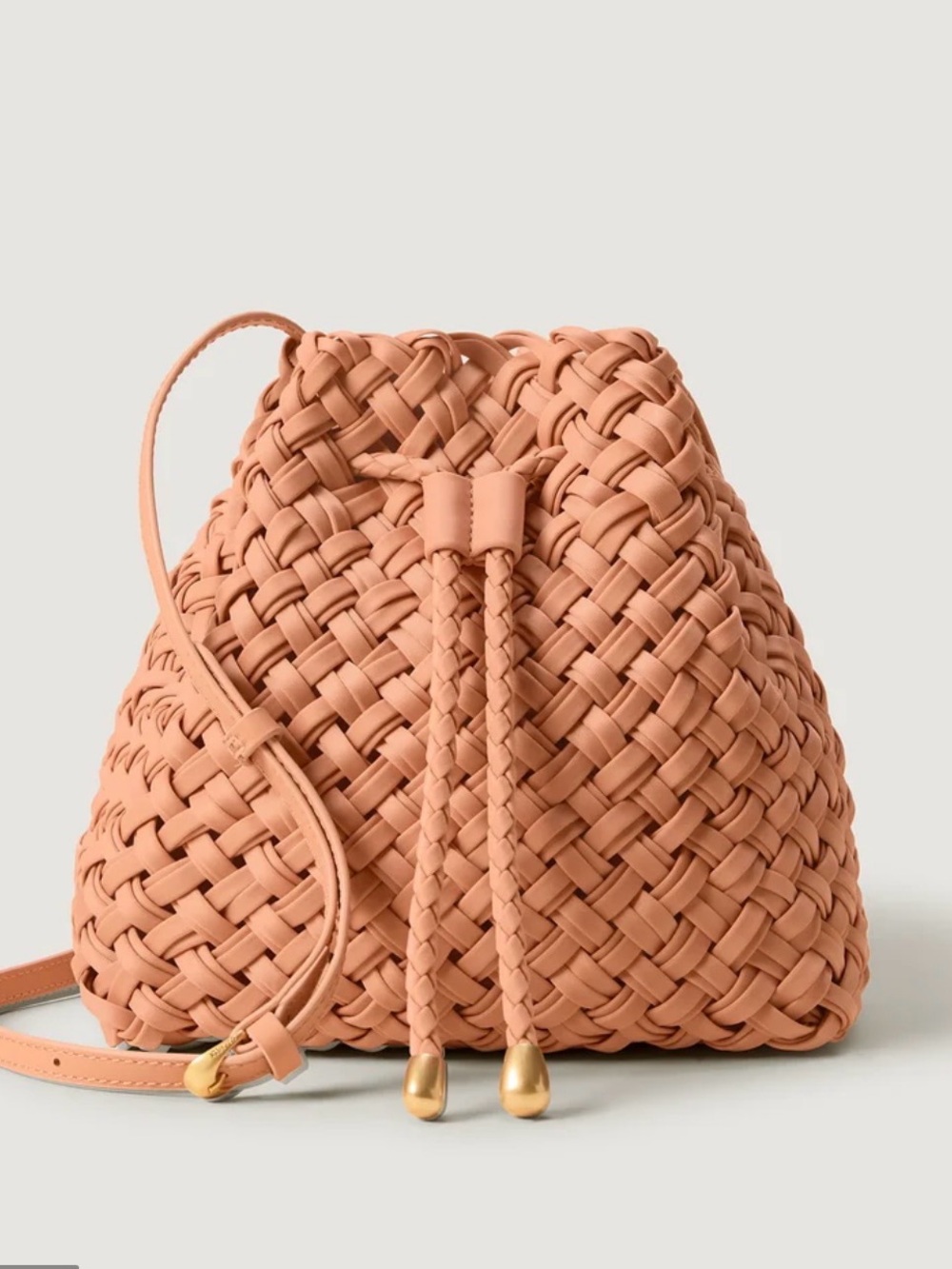Like New Naghedi Brown Multi Medium Gramercy Bucket Bag